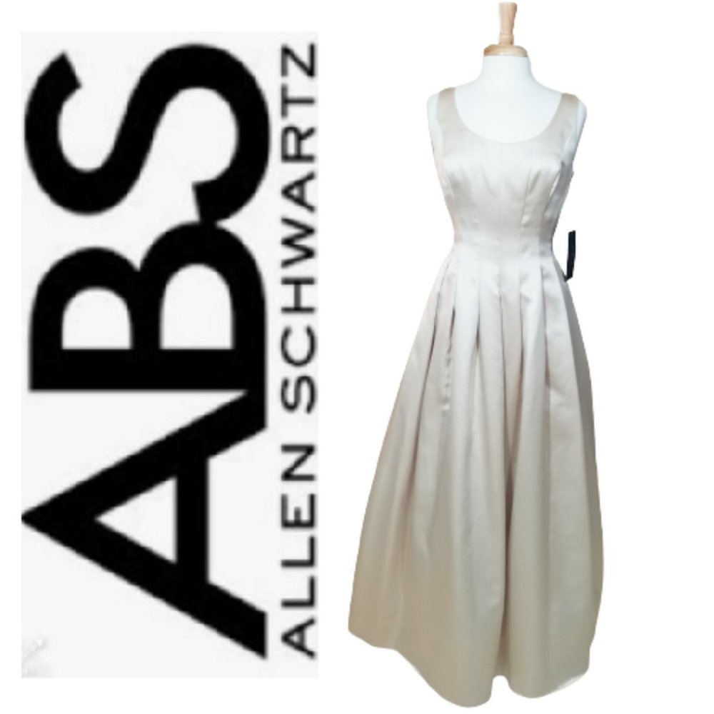 A.B.S. Evening Collection Chic Satin Wedding Dress/Special Occasion Gown